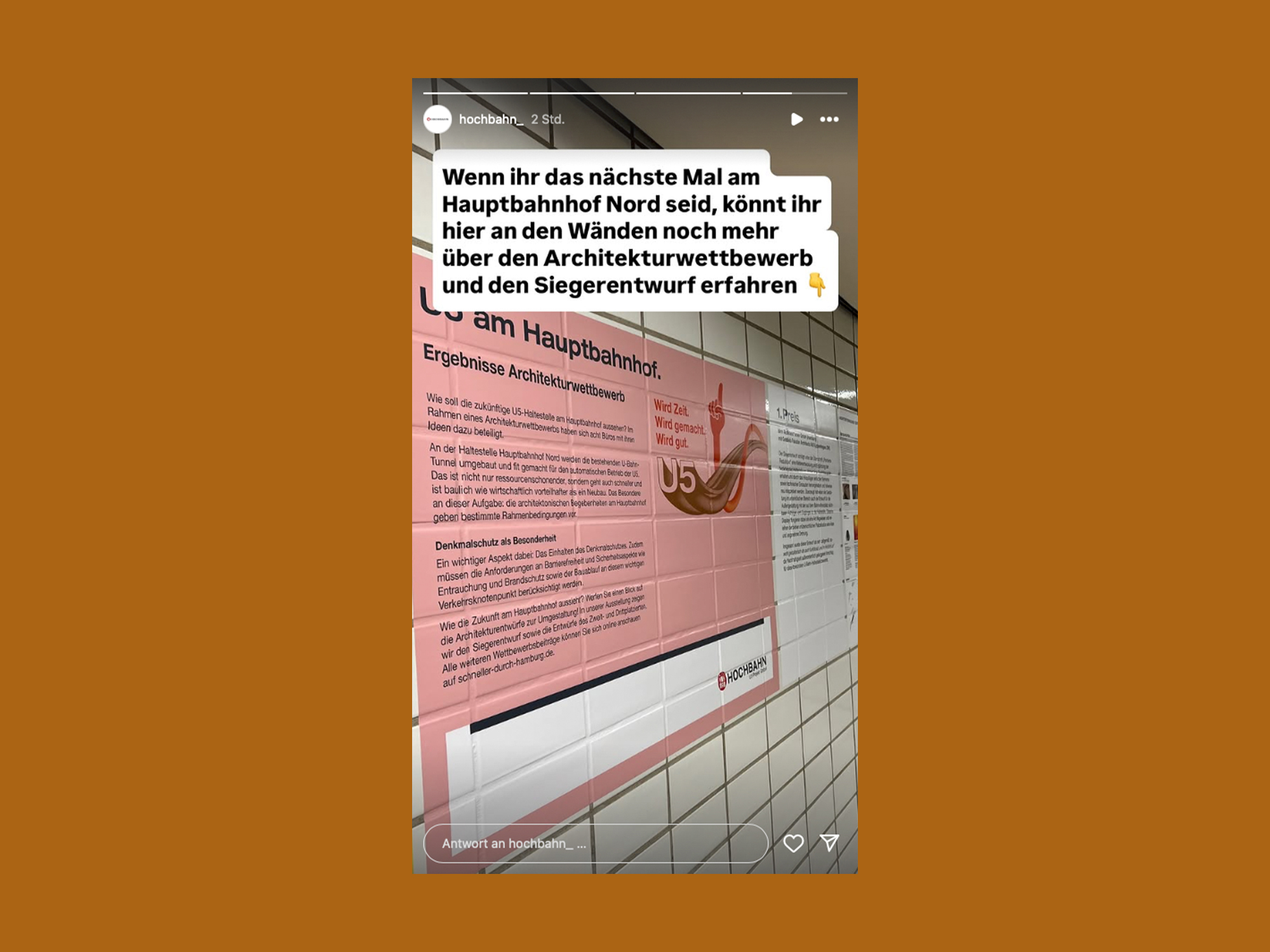Hamburger Hochbahn U-Bahn Subway U5 U4 ÖPNV Nahverkehr Editorial Design