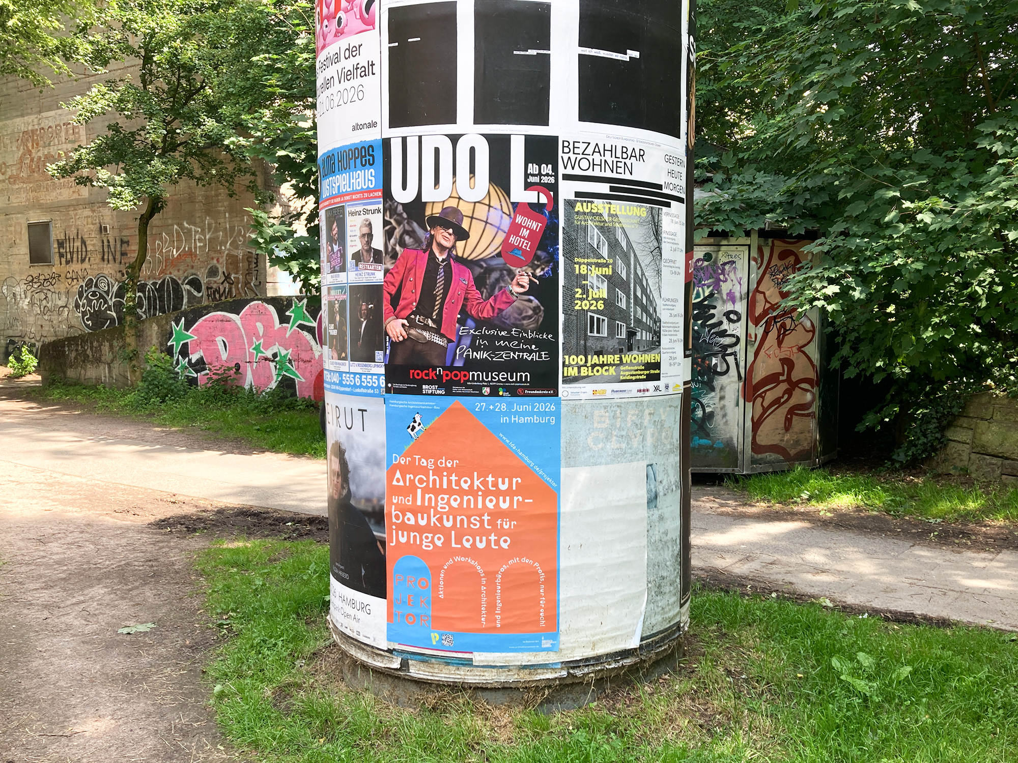 Plakat Tag der Architektur und Ingenieurbaukunst für junge Leute 2026