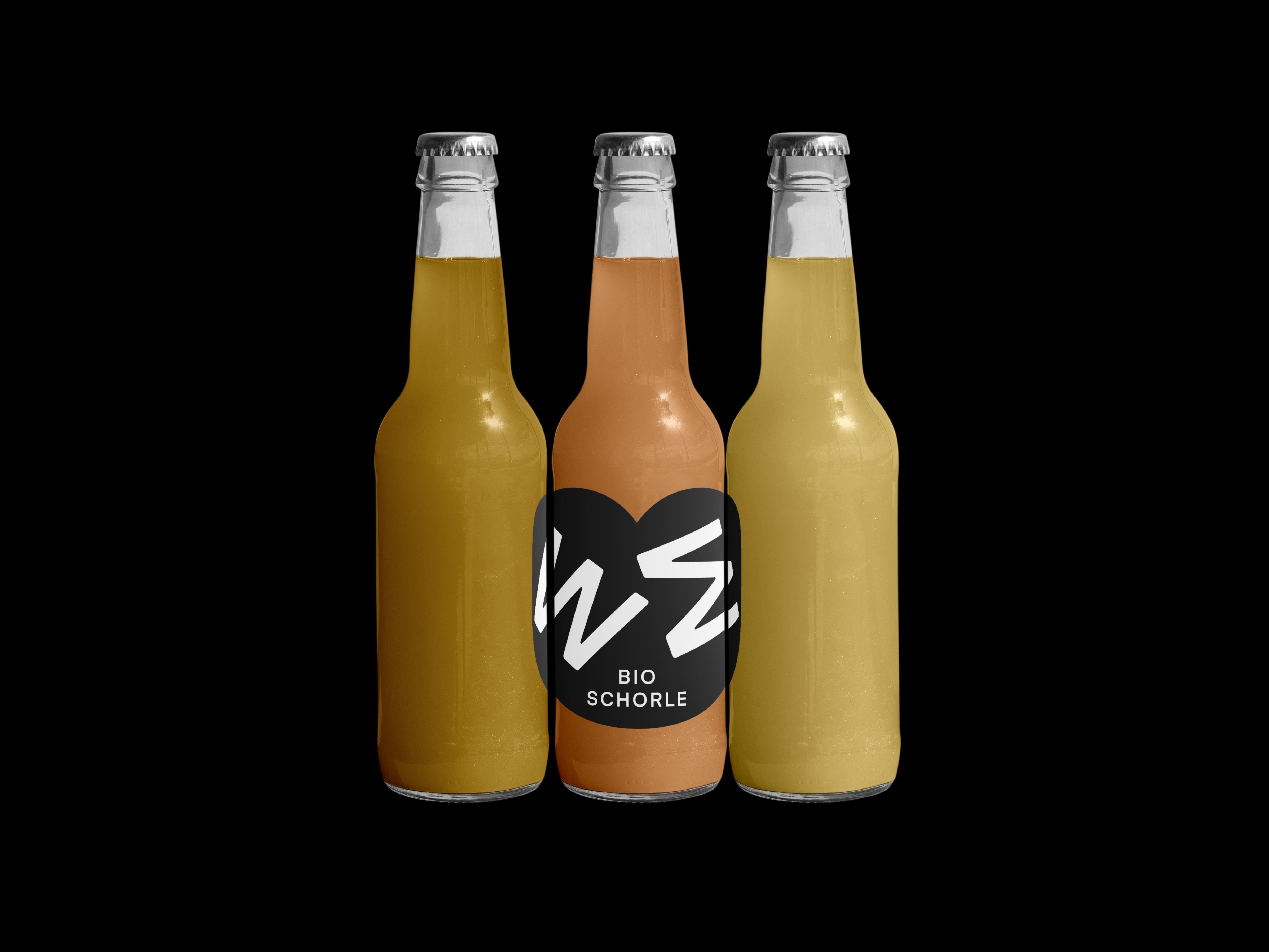 Apfelschorle Brand Design Black White Apfel Schorle Wasser